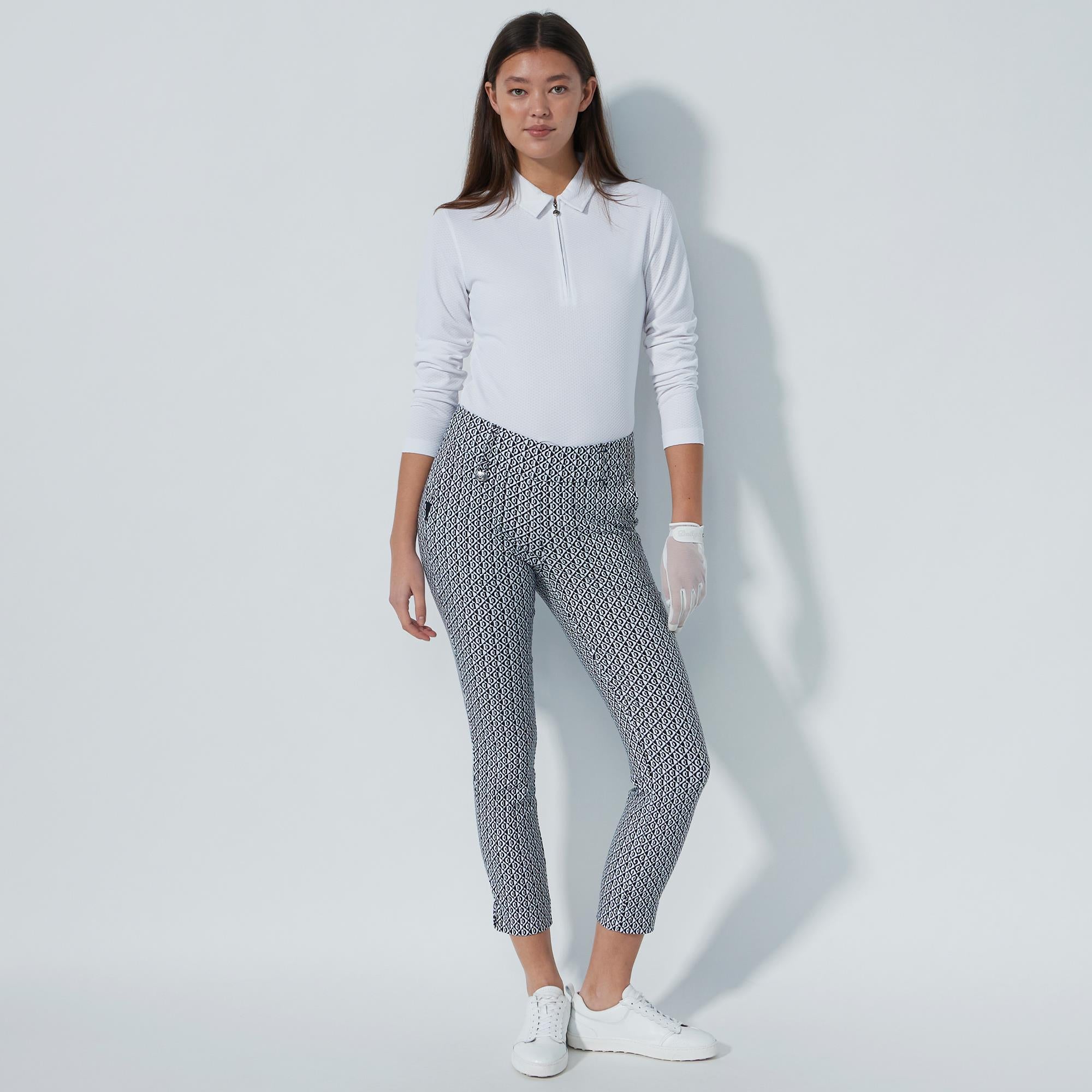Daily Sports Magic Motif High Water Ladies Golf Pants Diamond 94CM